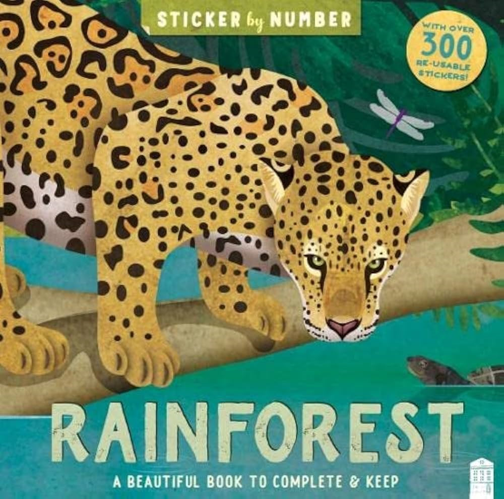 STICKER BY NUMBERS RAINFOREST