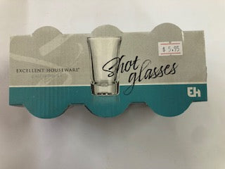 SHOT GLASSES 6PC 40ML GLASS