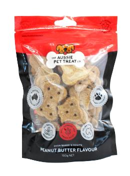 DOG TREATS PEANUT BUTTER 150G