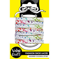 SHOE LACE FASHION PAINT SPLATTER