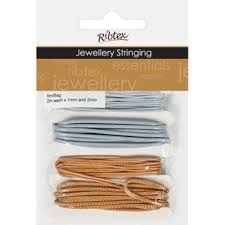 WAX CORD 8M SILVER/GOLD