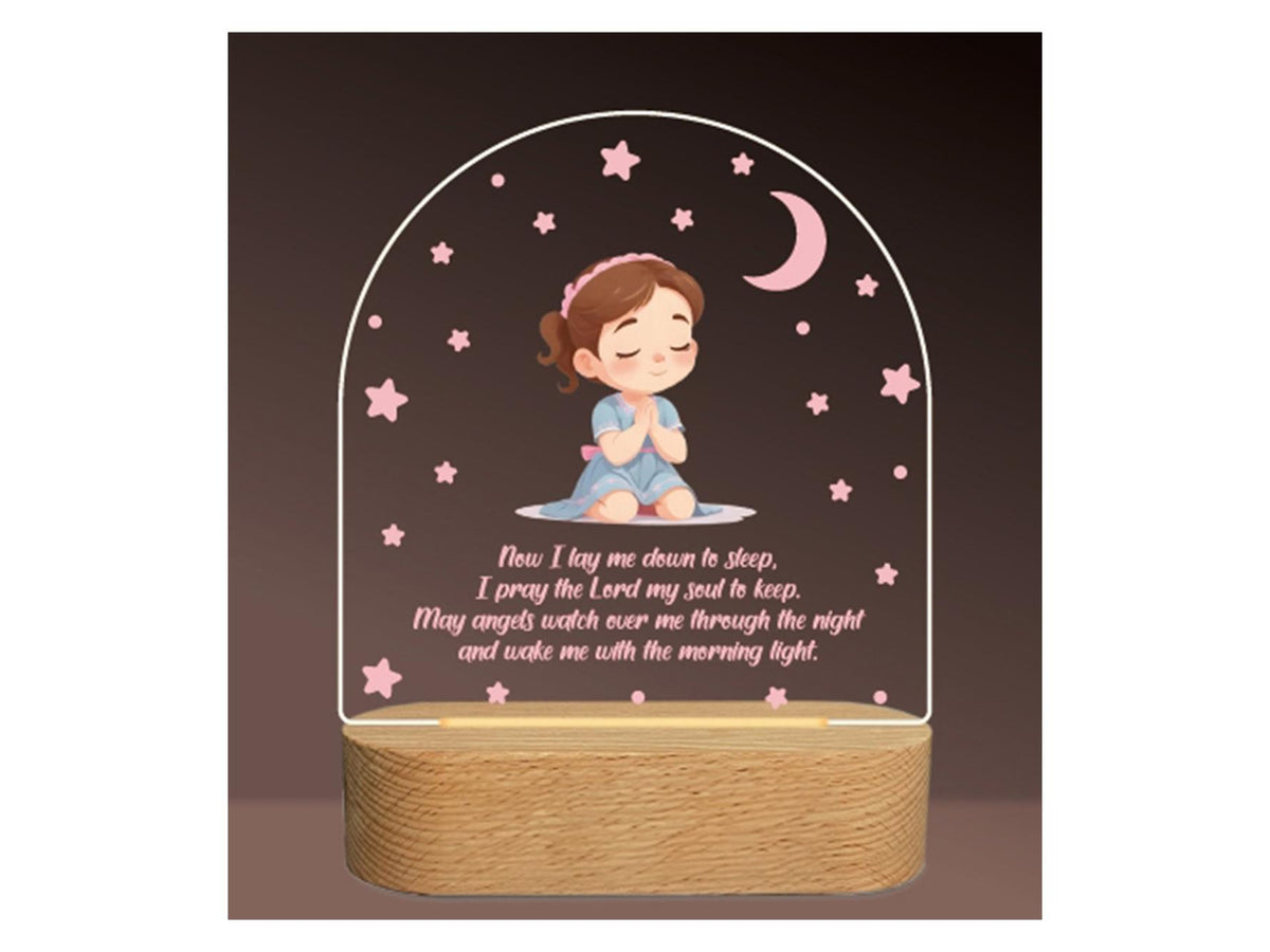 NIGHT LIGHT PRAYING GIRL