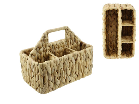 DINING ORGANISER WATER HYACINTH 20X23CM