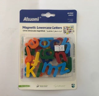 MAGNETIC LOWERCASE LETTERS 26PC
