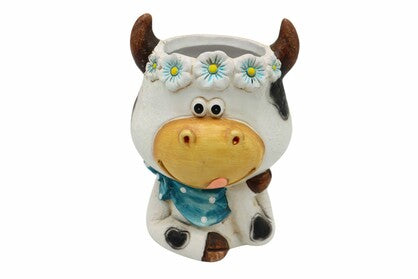 COW PLANTER 11.6X11.5X16.4CM