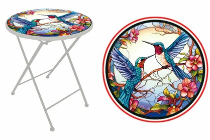 HUMMING BIRD SIDE TABLE/PLANT STAND 46CM