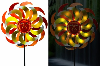 WIND SPINNER SUN W/SOLAR