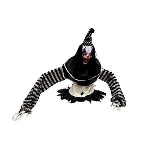 ANIMATED LAWN CLOWN 105CM