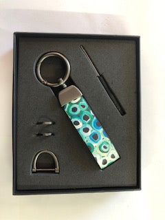 KEYRING INDIGENOUS PRINT LENA PWERLE
