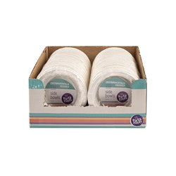 DISPOSABLE BOWLS 18CM PK10 WHITE