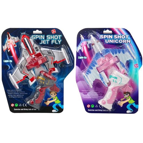 SPIN SHOT JET FLY & UNICORN 2PC