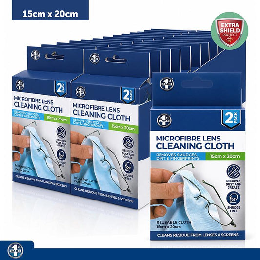 LENS CLEANING CLOTH 2PK