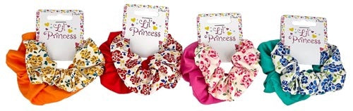 SCRUNCHIE FLORAL 2PK