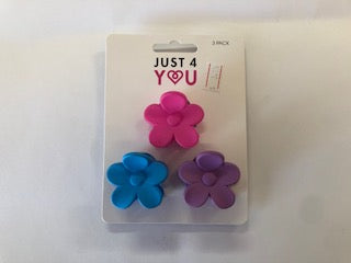 CLAW CLIP FLOWER 38MM 3PK