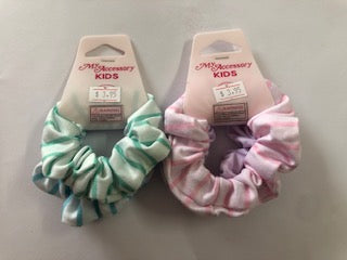 SCRUNCHIE PK2 PASTEL STRIPE