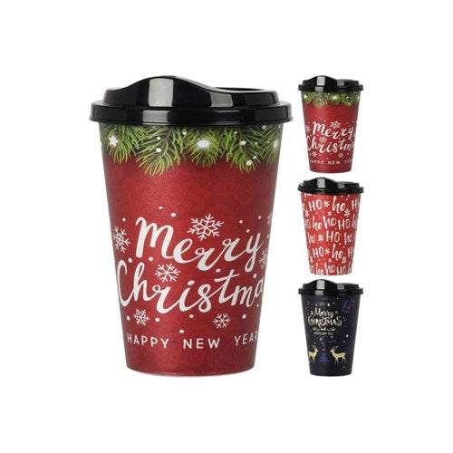 XMAS COFFEE CUP 500ML ASST