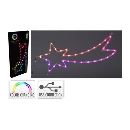 SHOOTING STAR 35LED USB CLR CHANGE