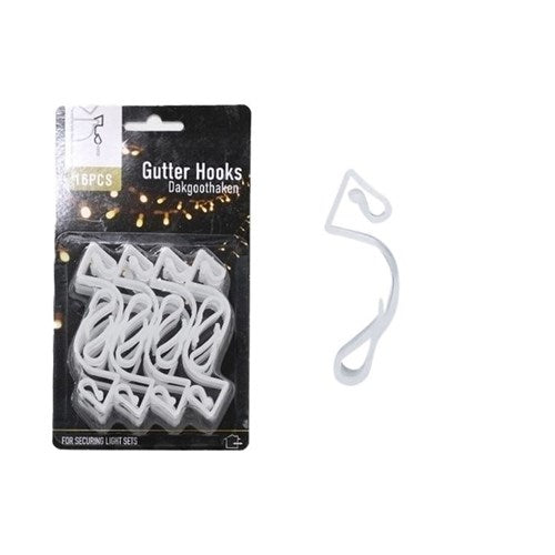 GUTTER HOOKS 70MM 16PC