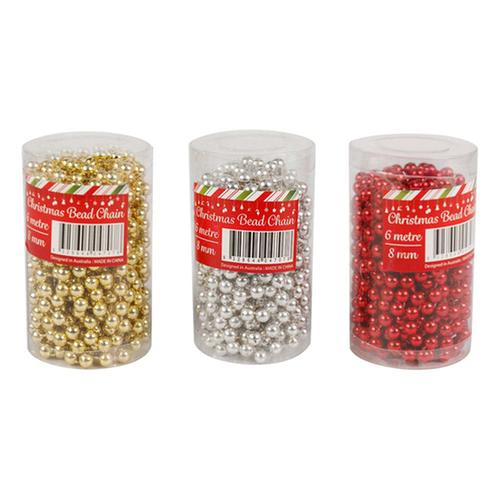 BAUBLE CHAIN BEADED 2MT