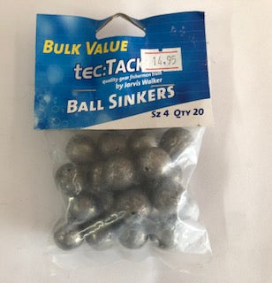 SINKER BEAN JW 20PK SIZE 4