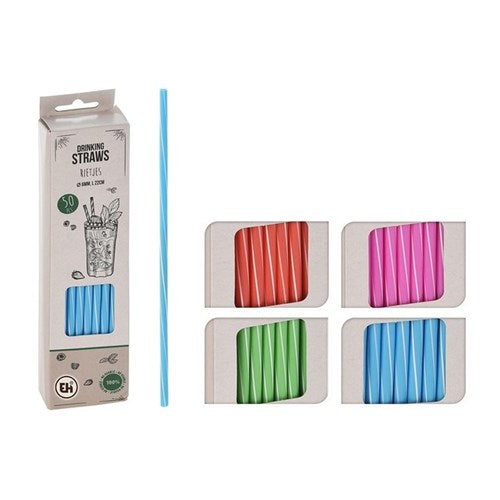 STRAWS REUSABLE 50PC 22CM