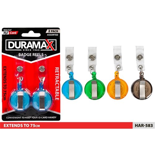 RETRACTABLE BADGE REELS 2PC