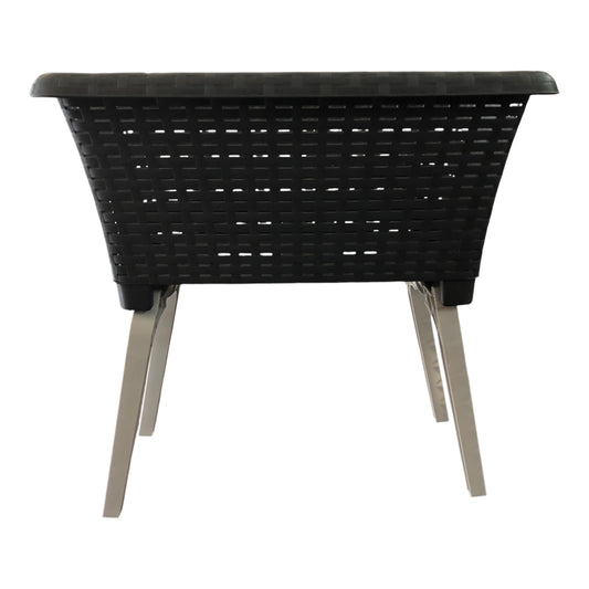 LAUNDRY BASKET W/LEGS ANTHRACITE