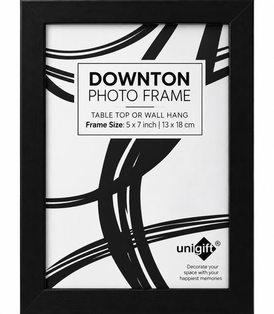 PHOTO FRAME DOWNTON MATT 13X18CM BLK