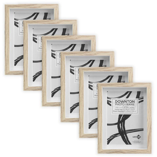PHOTO FRAME DOWNTON MATT 13X18CM NAT