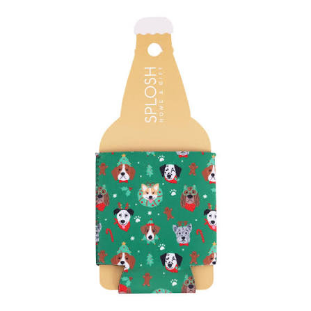 XMAS STUBBY COOLER DOGS