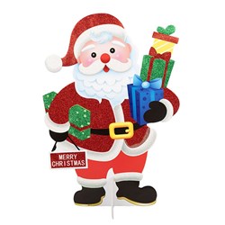 XMAS SIGN STANDING GLITTER 40X58CM