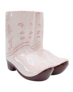 COWBOY BOOTS PLANTER PINK 16CM