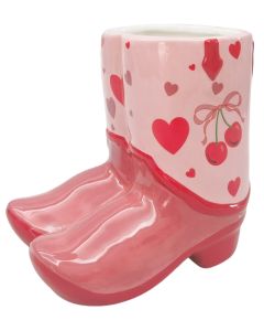 COWBOY BOOTS CHERRY PLANTER PINK 16CM