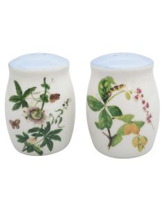 SALT & PEPPER SHAKERS BOTANICALS BLUE