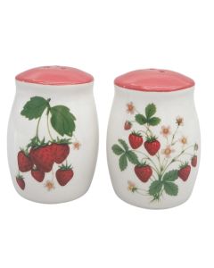 SALT & PEPPER SHAKERS STRAWBERRY FIELDS