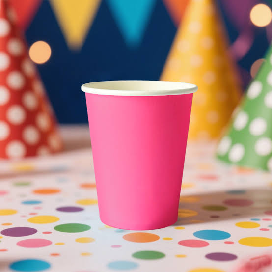 PAPER CUPS HOT PINK
