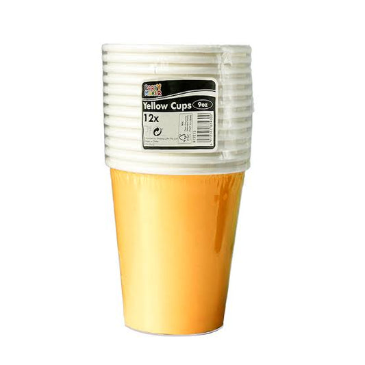 PAPER CUPS YELLOW