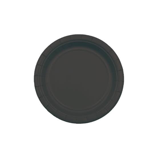 PAPER PLATES 9'' BLACK