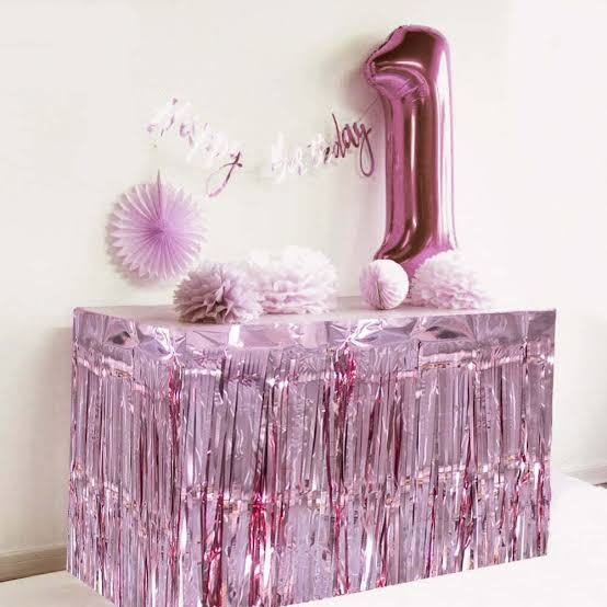 TABLE SKIRT LIGHT PINK