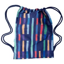 DRAWSTRING BAG BRIGHT STRIPES