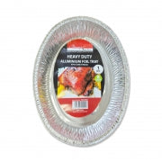 FOIL TRAY OVAL 47X35X9CM