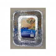 FOIL TRAYS 2PC 322X266X63MM