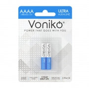AAA BATTERY ALKALINE 2PK VONIKO