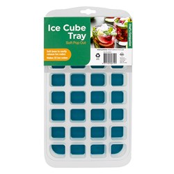 ICE CUBE TRAY SOFT POP OUT 32 CUBES