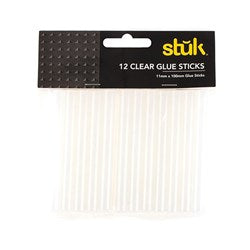 GLUE GUN STICKS CLEAR 12PK 11X100MM