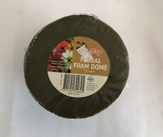 FLORAL FOAM DOME 11X6CM