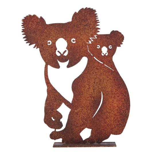 RUSTIC KOALA LASER CUT 27X10X3