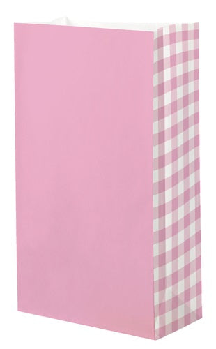 PAPER BAG 8PK PINK