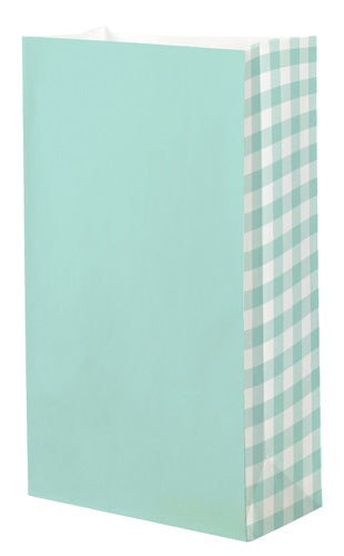 PAPER BAG 8PK TEAL