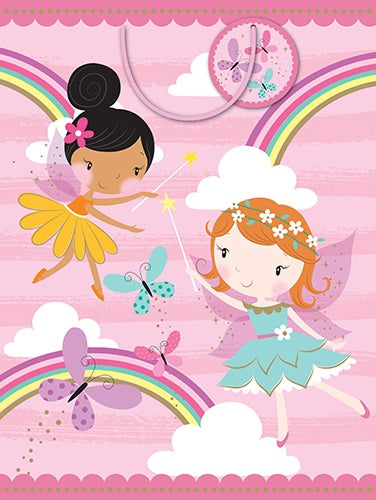 GIFT BAG LGE GIRL FAIRY